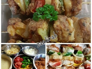 Fried Chicken Skewers