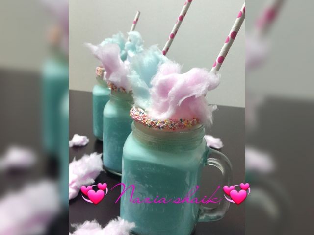 Cotton Candy Milkshake