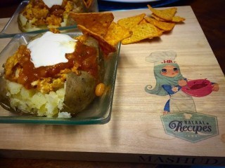 Stuffed Jacket Potato / My Recipe