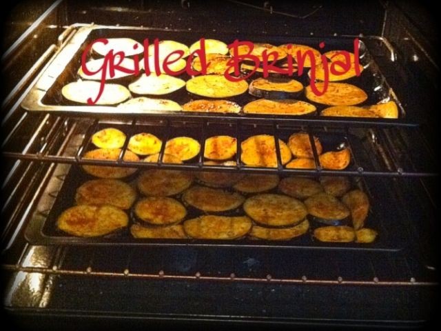 Grilled Brinjal Chips