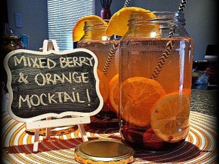 Mixed Berry & Orange Mocktail