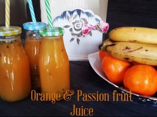 Orange And Passion Fruit Juice