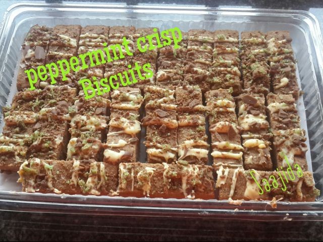 Peppermint Crisp Biscuit