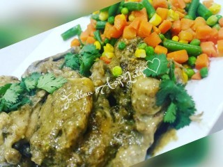 Saucy Jalapeño Chicken With Mixed Veg