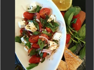 Tomato, Basil & Feta Salad