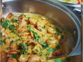 *creamy Garlic Prawns*