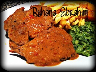 Orange Pepper Sauce Steak