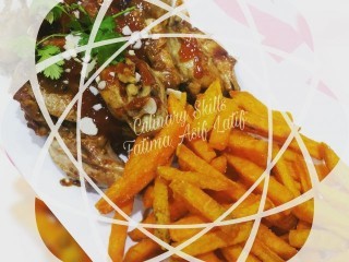 Peri Peri Roast Chicken And Sweet Potato Fries