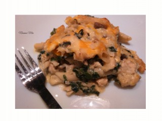Baked Penne With Chicken & Spinach