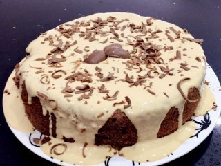 Chocolate Cake With Caramel Ganache