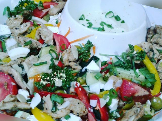 Chicken And Spring Onion Salad