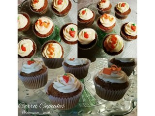 Carrot & Pecan Cupcakes