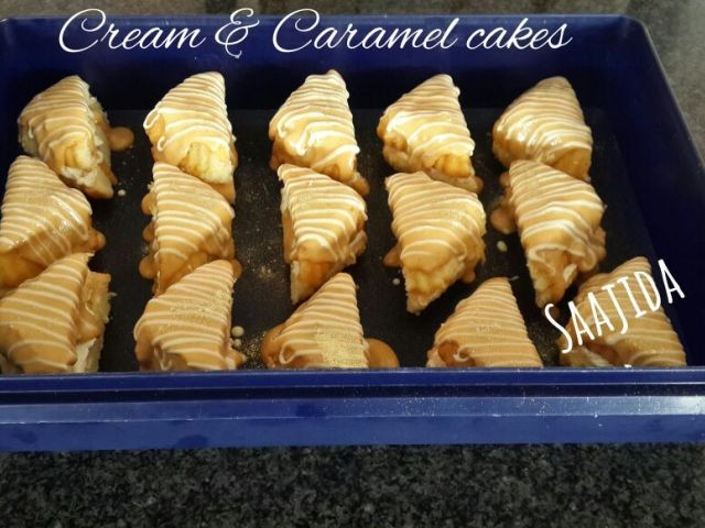Cream & Caramel Cakes
