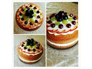 Vanilla And Fresh Cream Cake