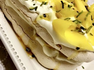 Mango & Passionfruit Pavlova