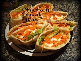 Chicken Salad Pitas
