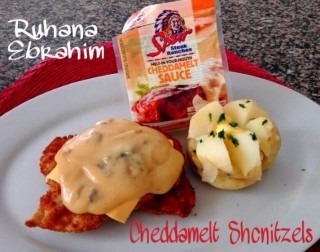 Mock Cheddamelt Schnitzels