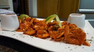Portugese Pan Fried Prawns