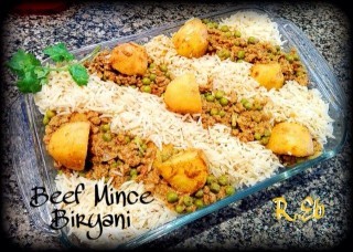 Beef Mince Biryani With Masoor