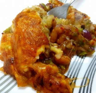 Cheezy Beans And Mash Casserole 