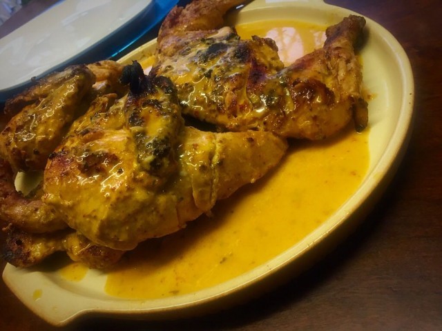 Grilled Saucy Nandos Copycat  Chicken / My Recipe