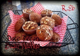 Date Pecan Bran Muffins
