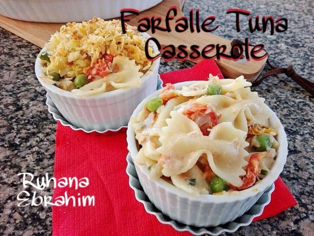 Baked Farfalle Tuna Casserole