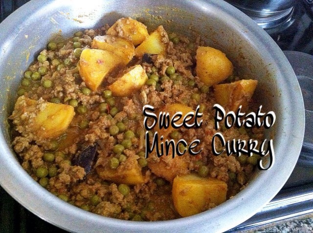 Sweet Potato Mince Curry