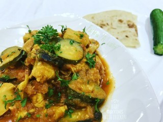 Baby Marrow With Chicken