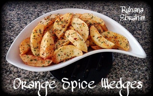 Orange Pepper Spice Wedges