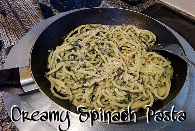 Creamy Spinach Pasta