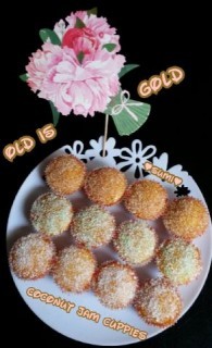 Coconut Jam Cuppies