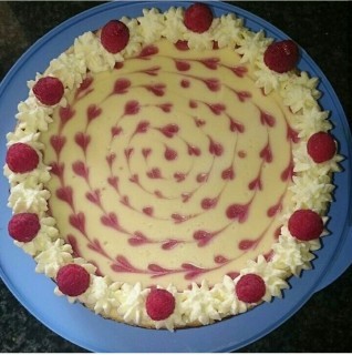 Raspberry And White Chocolate Cheesecake