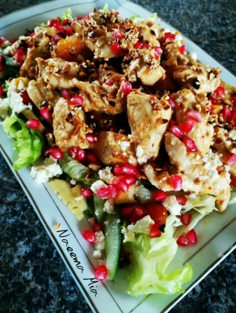 Portuguese Ceasar Salad recipe by Naeema Mia