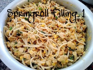 Chicken Spaghetti Filling (springroll)