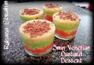 5min Venetian Custard Dessert