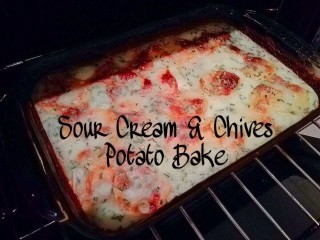 Sour Cream & Chives Potato Bake