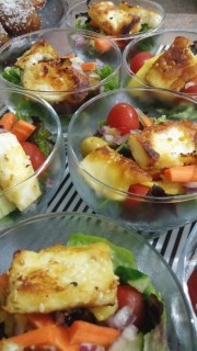 Green Salad With Halloumi / Friends Recipe