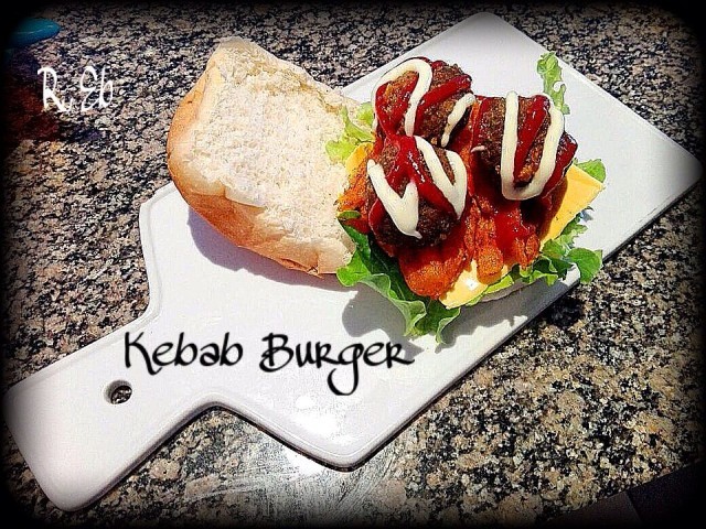 Kebab & Fries Burger