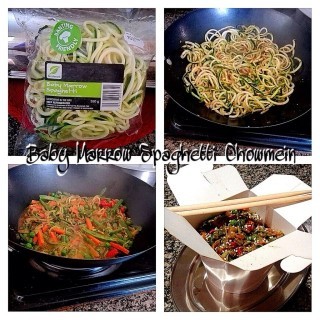 Baby Marrow Spaghetti Chowmein