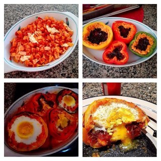 Baked Eggs In Stuffed Peppers 2