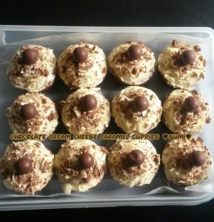 Chocolate Cream Cheese Caramel Cuppies