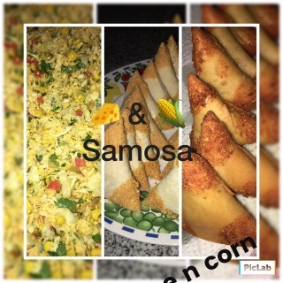 Cheese And Corn Samosa