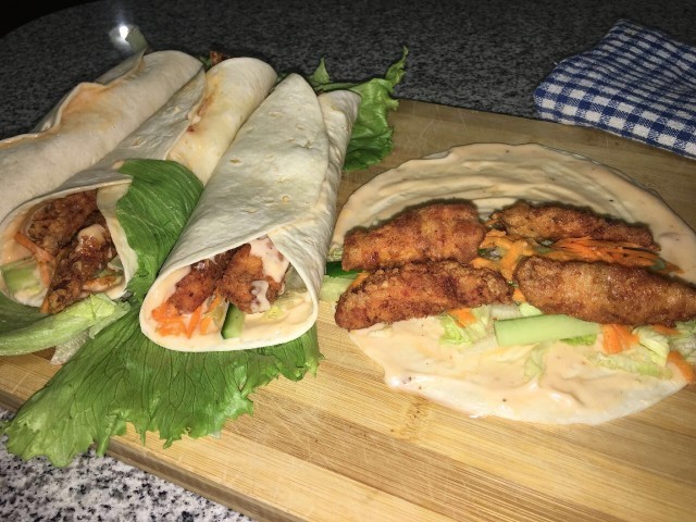 Kfc Style Chicken Wraps