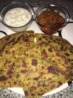 Cheesy Aaloo Paratha