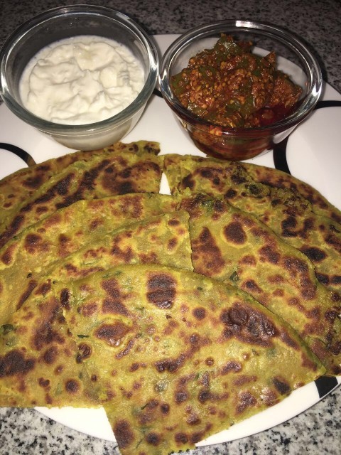 Cheesy Aaloo Paratha