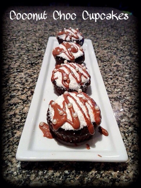 Toasted Coconut Choc Cuppies