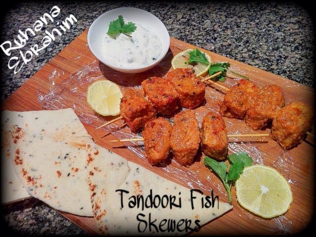 Tandoori Fish Skewers