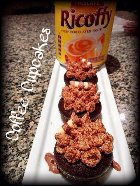 Chocolate Coffee Cupcakes recipe by Ruhana Ebrahim