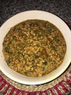 Kheema Fry With Methi Bhaji